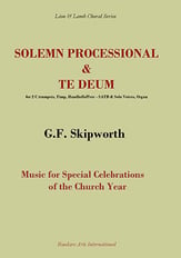 Solemn Processional & Te Deum SATB choral sheet music cover